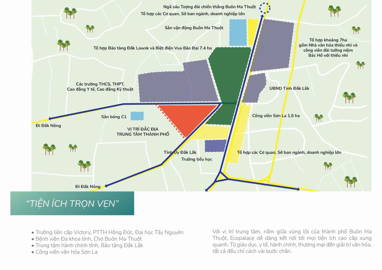 Eco Palace Buôn Ma Thuột vị trí