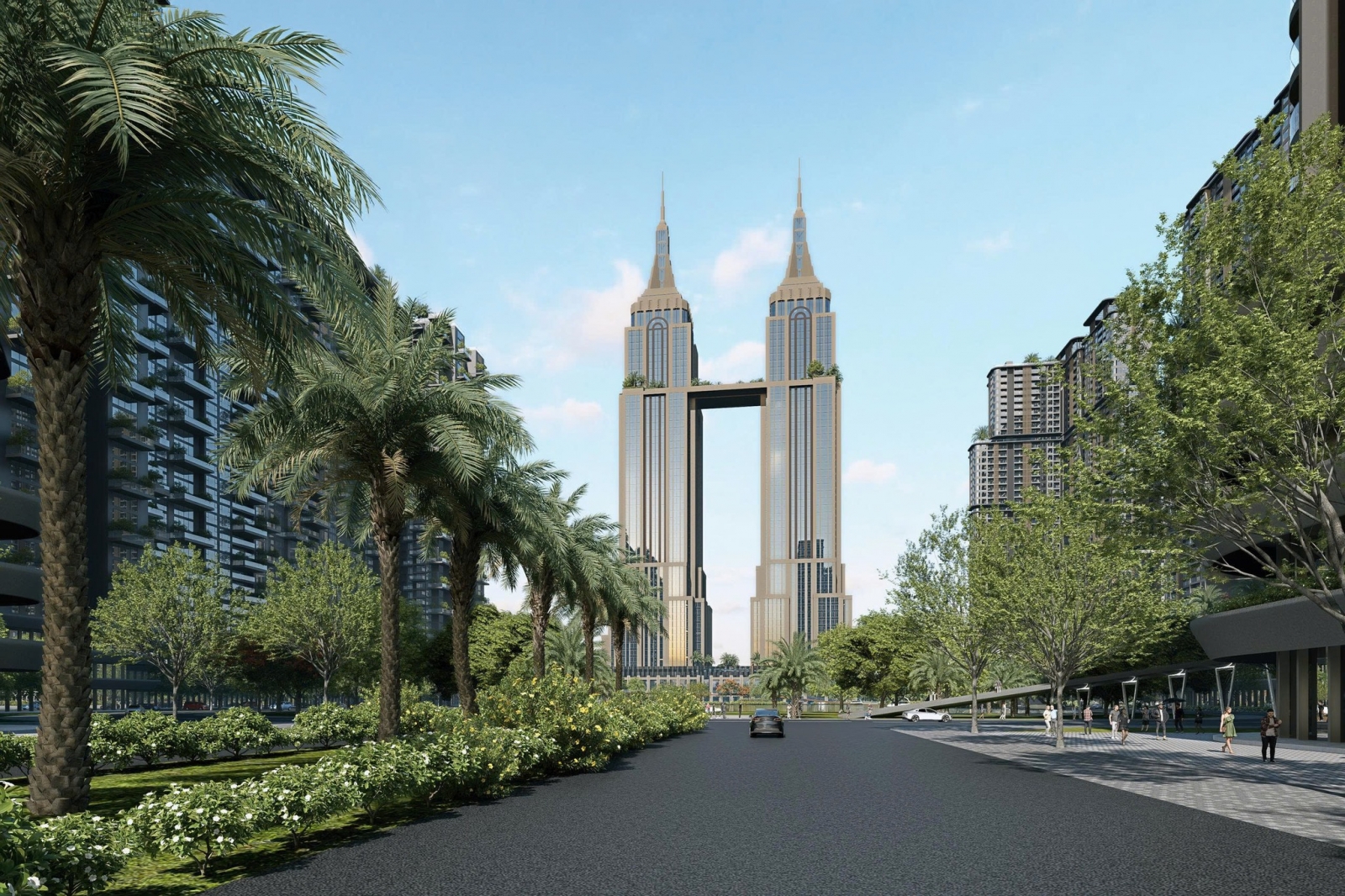 Tháp khách sạn Hateco Đông Anh biểu tượng