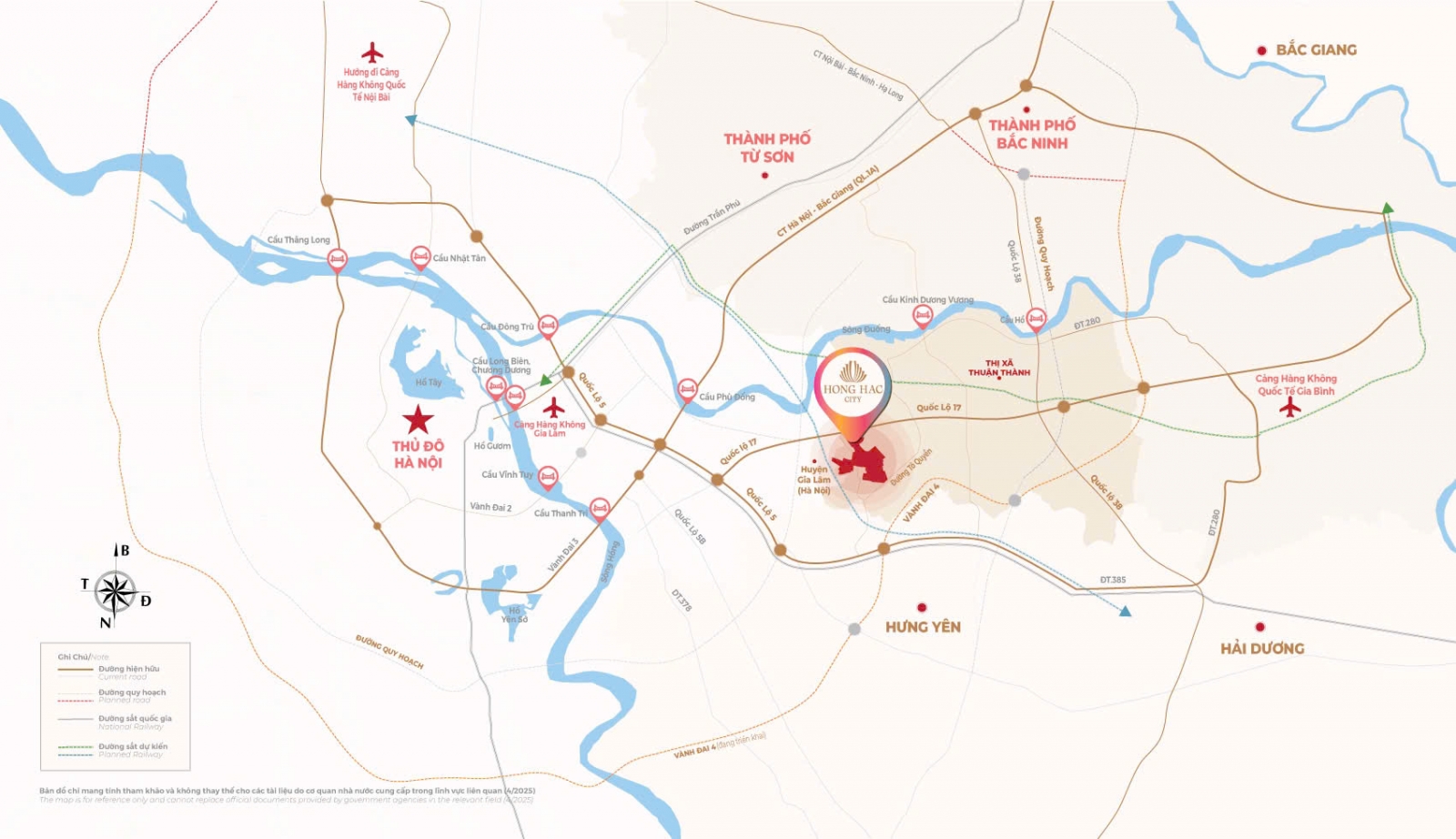 Vị trí Khu đô thị Hồng Hạc City