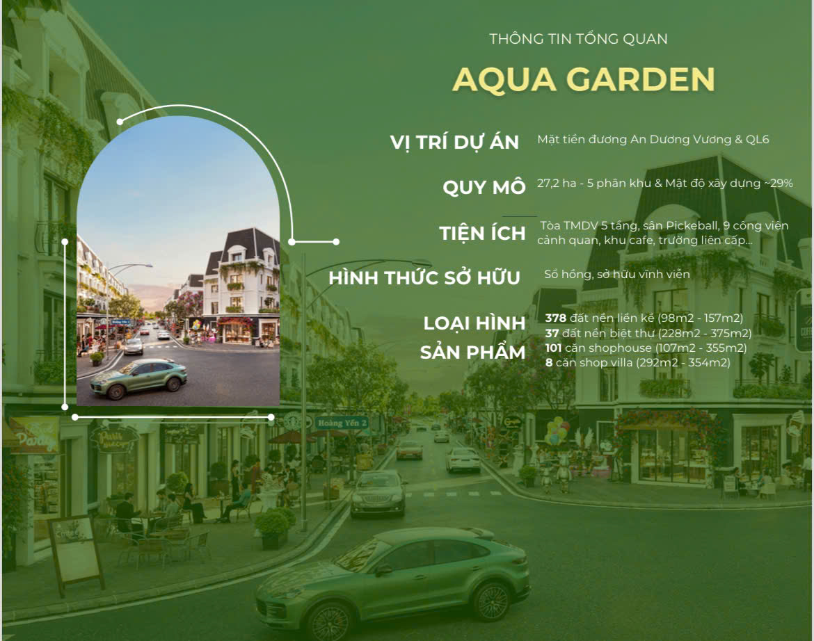 Khu đô thị Thống Nhất Hòa Bình Aqua Garden