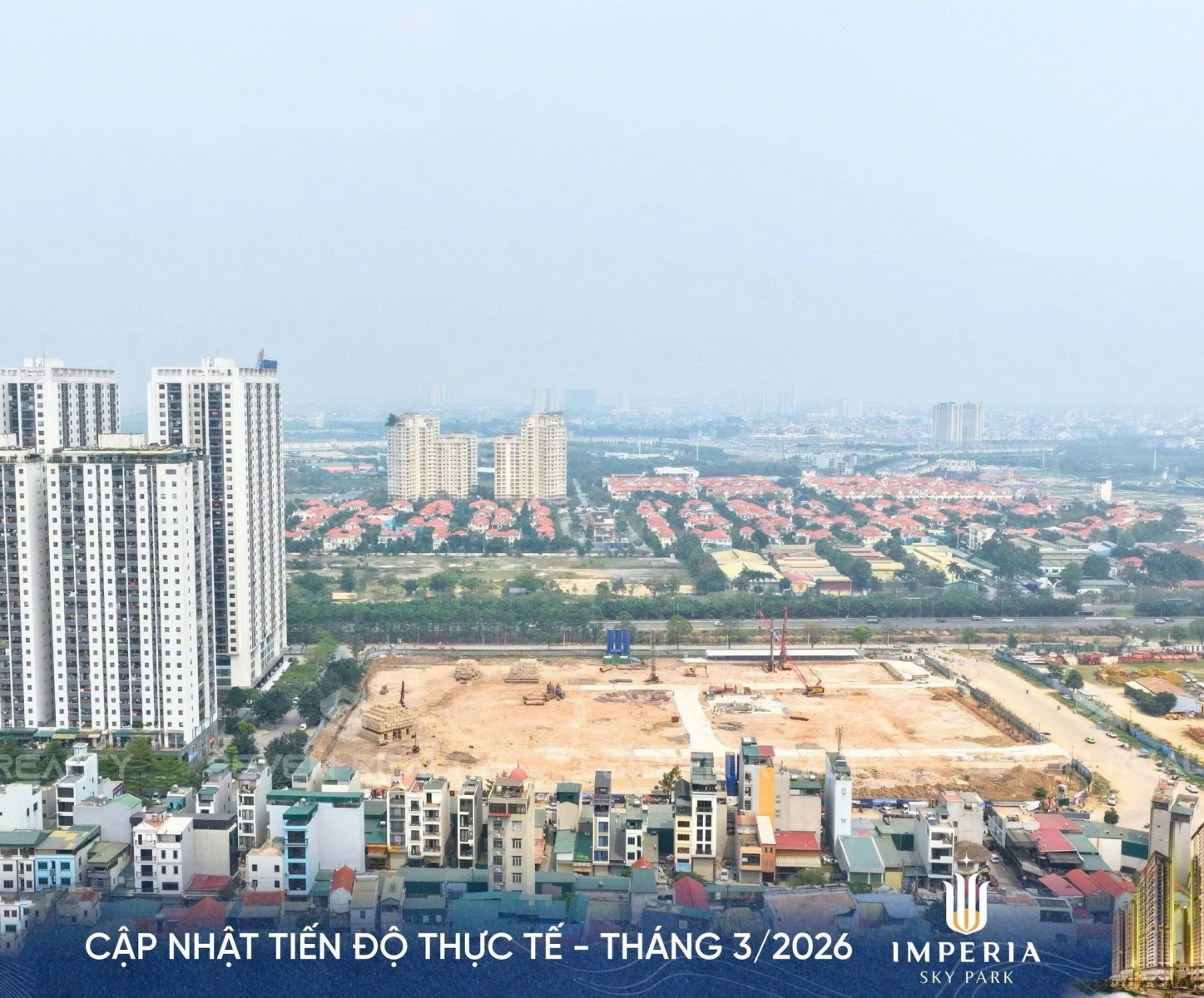 Tiến độ mik nam anh khánh, imperial sky park