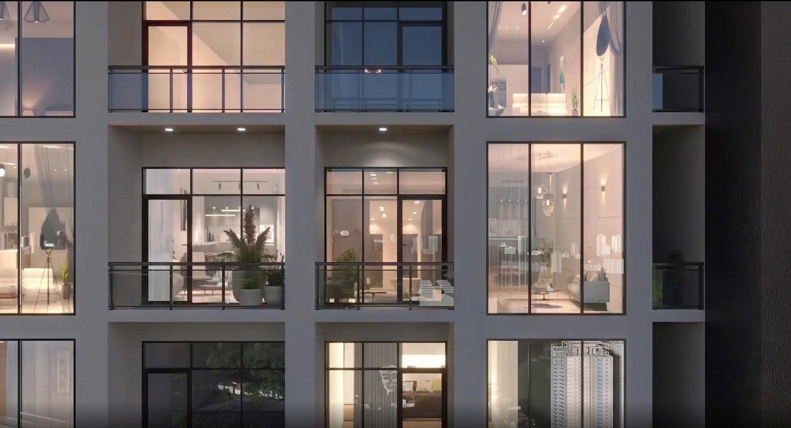 Mipec Tố Hữu dự án Iconia Lakeside căn hộ về đêm