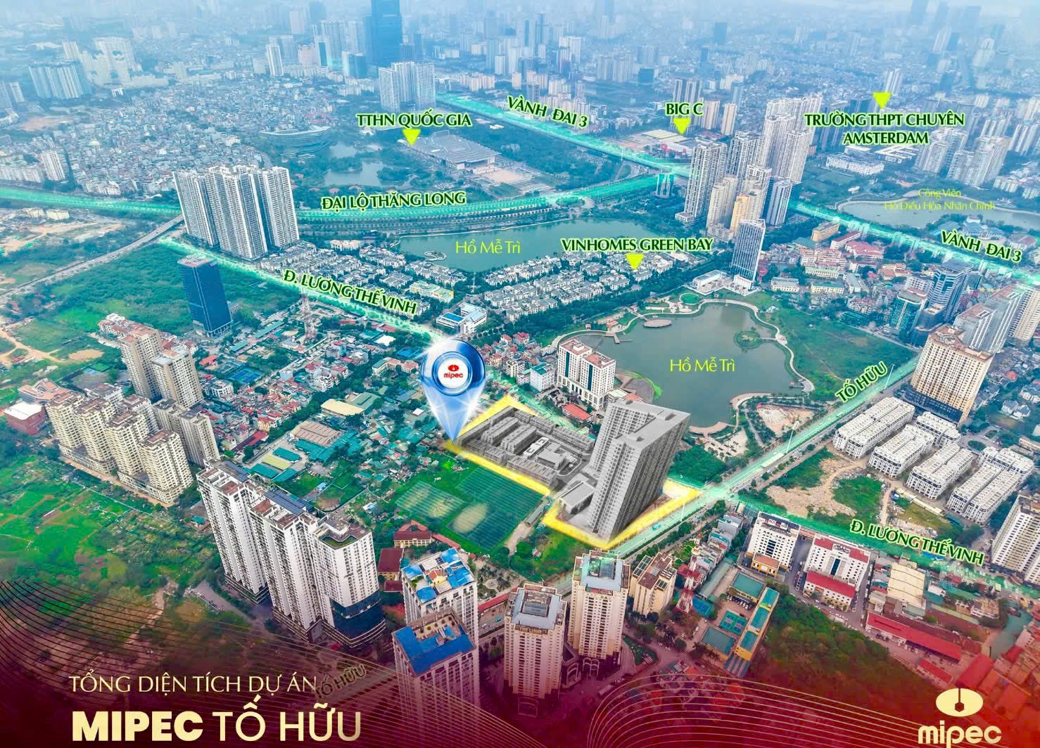 Vị trí dự án Mipec Tố Hữu Hà Đông