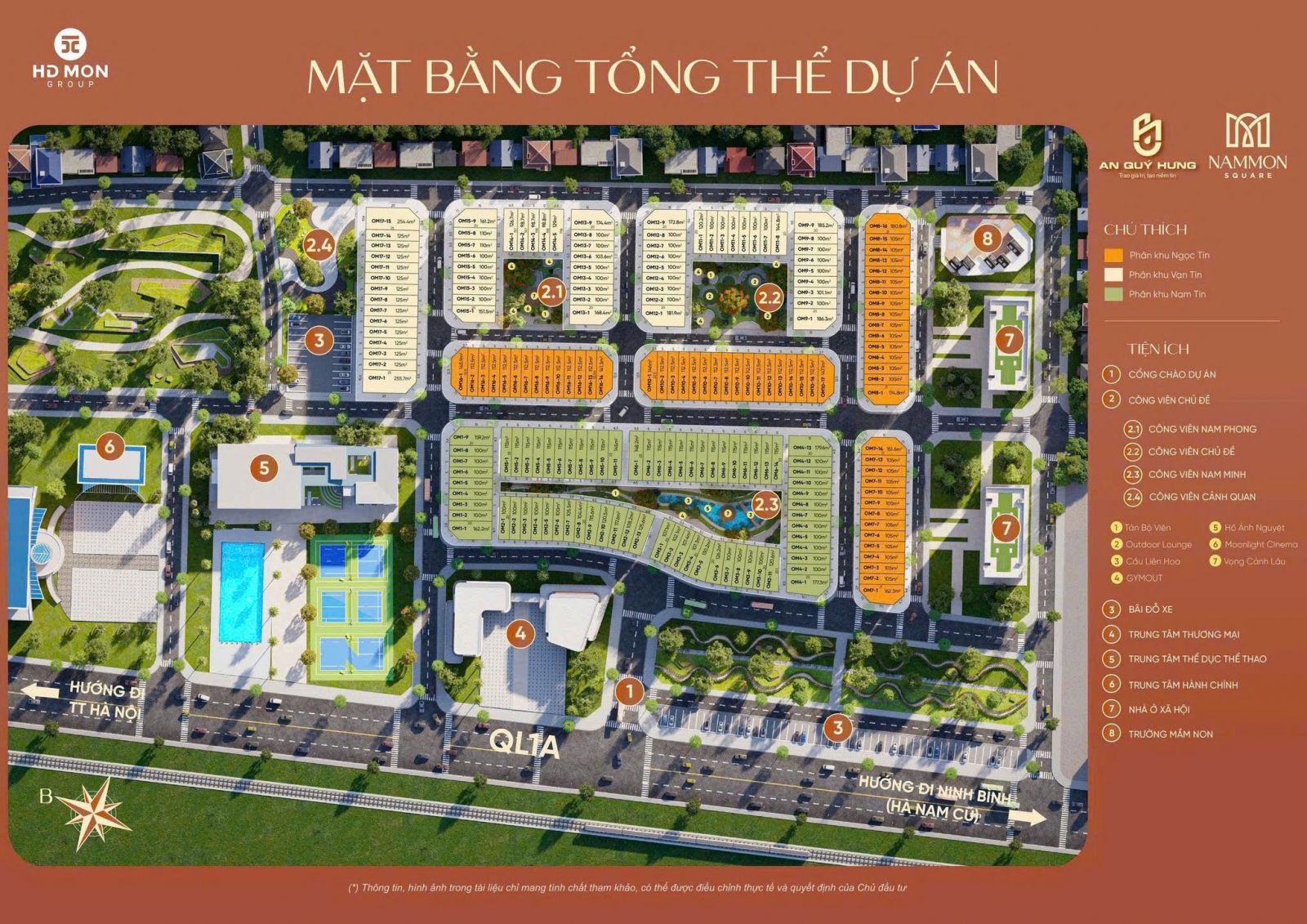 Mặt bằng Nam Môn Square Thường Tín