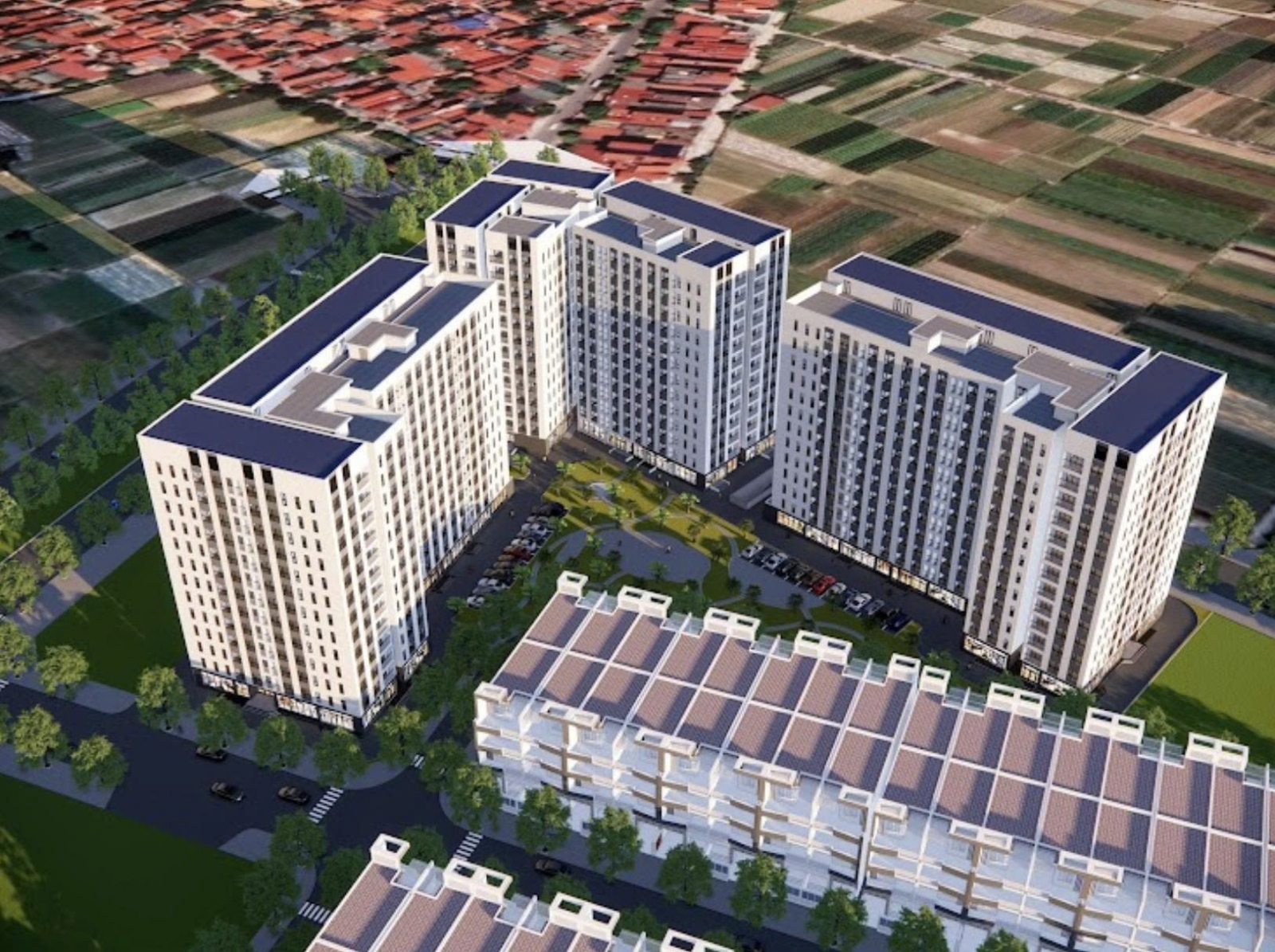 Phối cảnh nhà ở xã hội Minh Đức, noxh Minh Đức