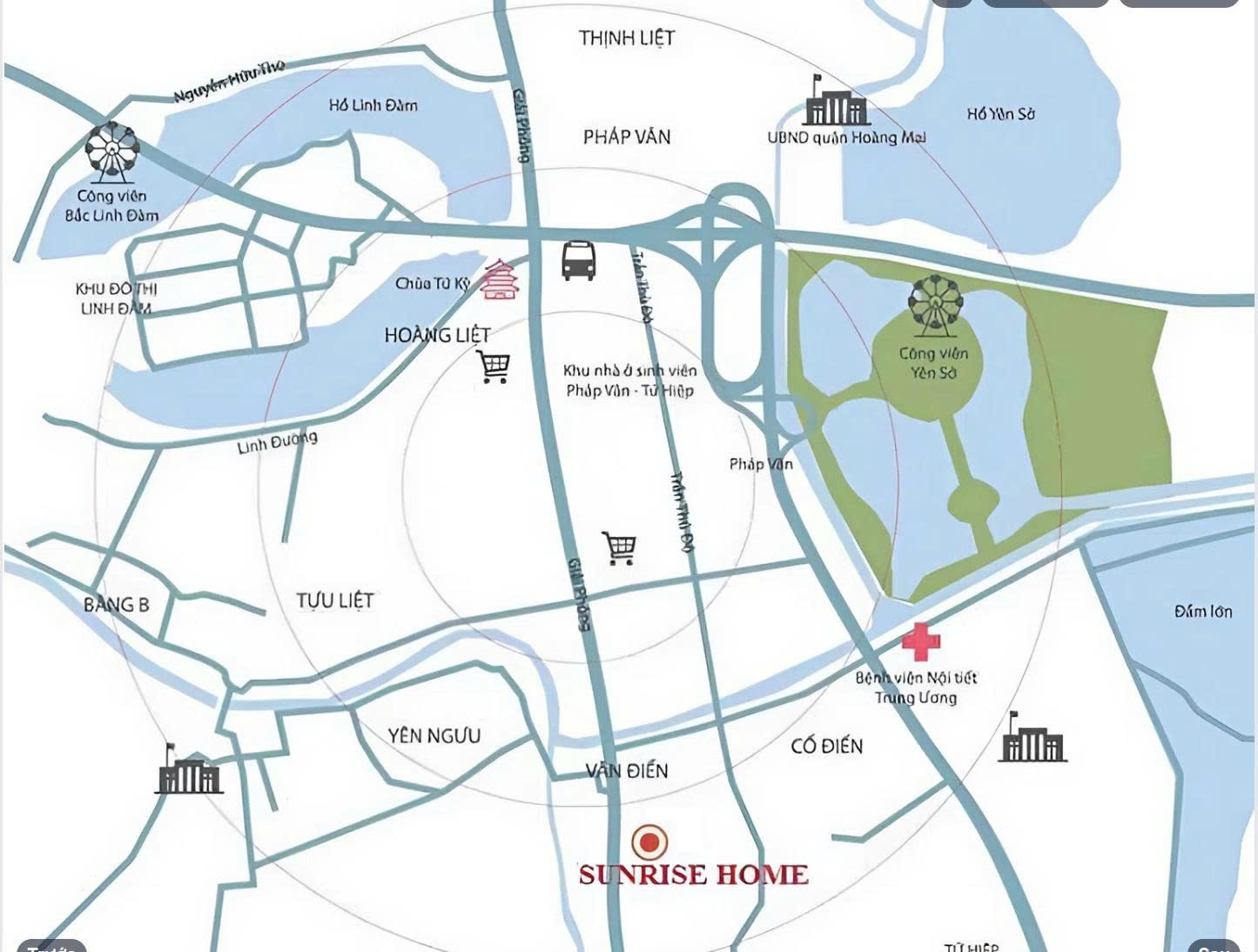 Vị trí noxh Ngọc Hồi tại KM14 Quốc lộ 1A , Xã Ngọc Hồi, thành phố Hà Nội.