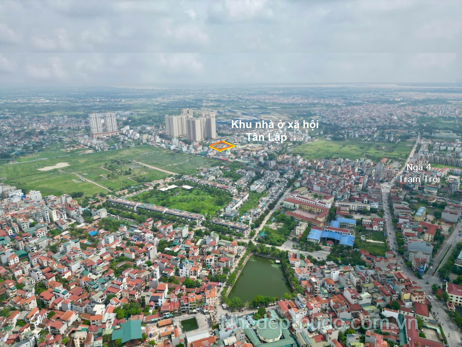 Vị trí Khu nhà ở xã hội Tân Lập