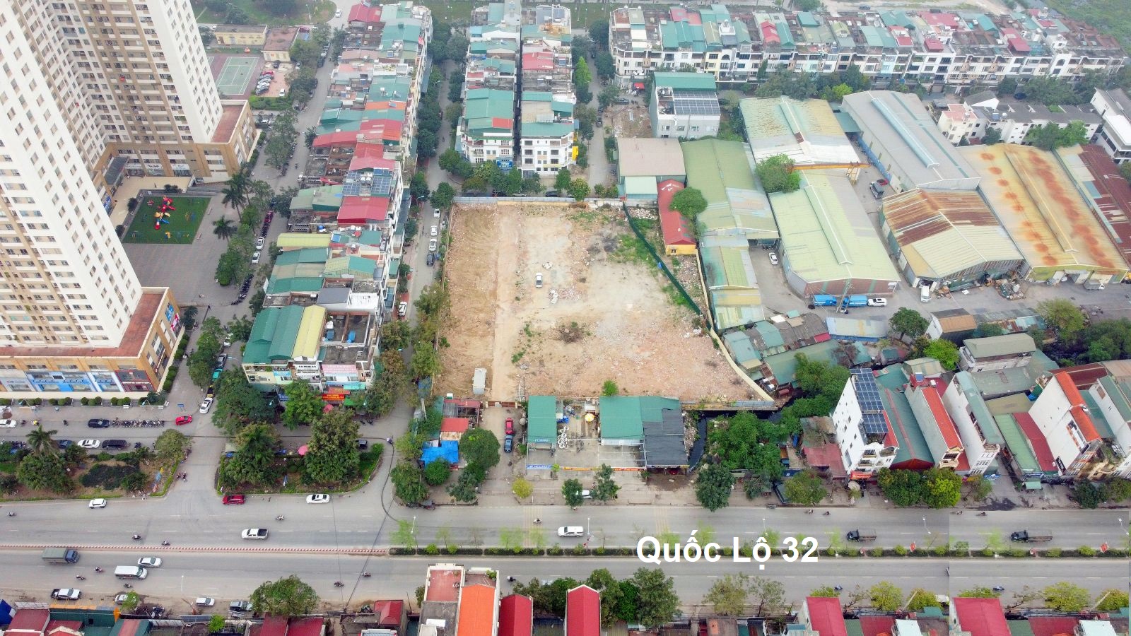 tiến độ Khu nhà ở xã hội Tân Lập