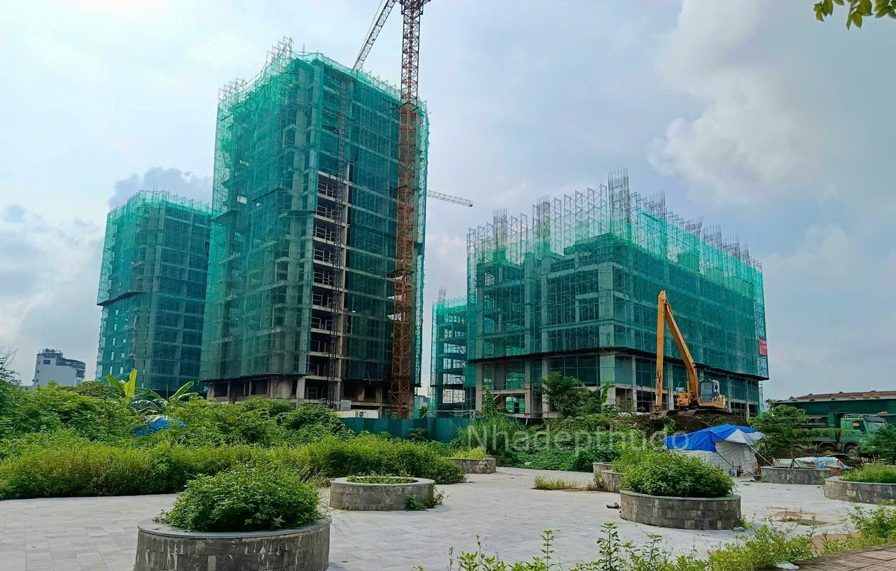 chung cư Platium Long Biên tiến độ