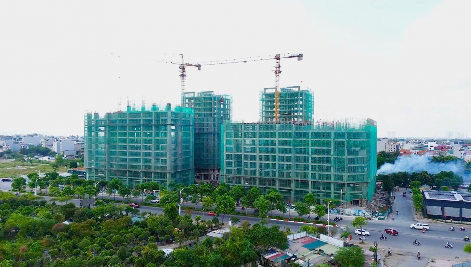 Tiến độ thi công dự án Platinum Long Biên