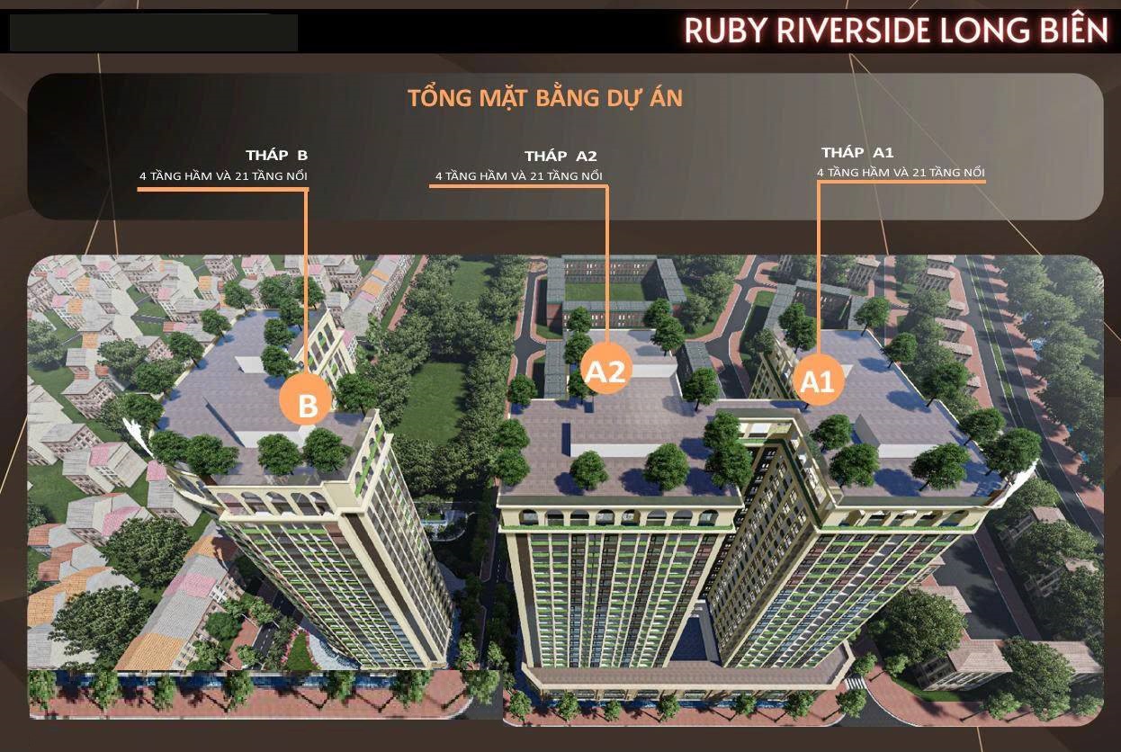 dự án Ruby Riverside Long Biên