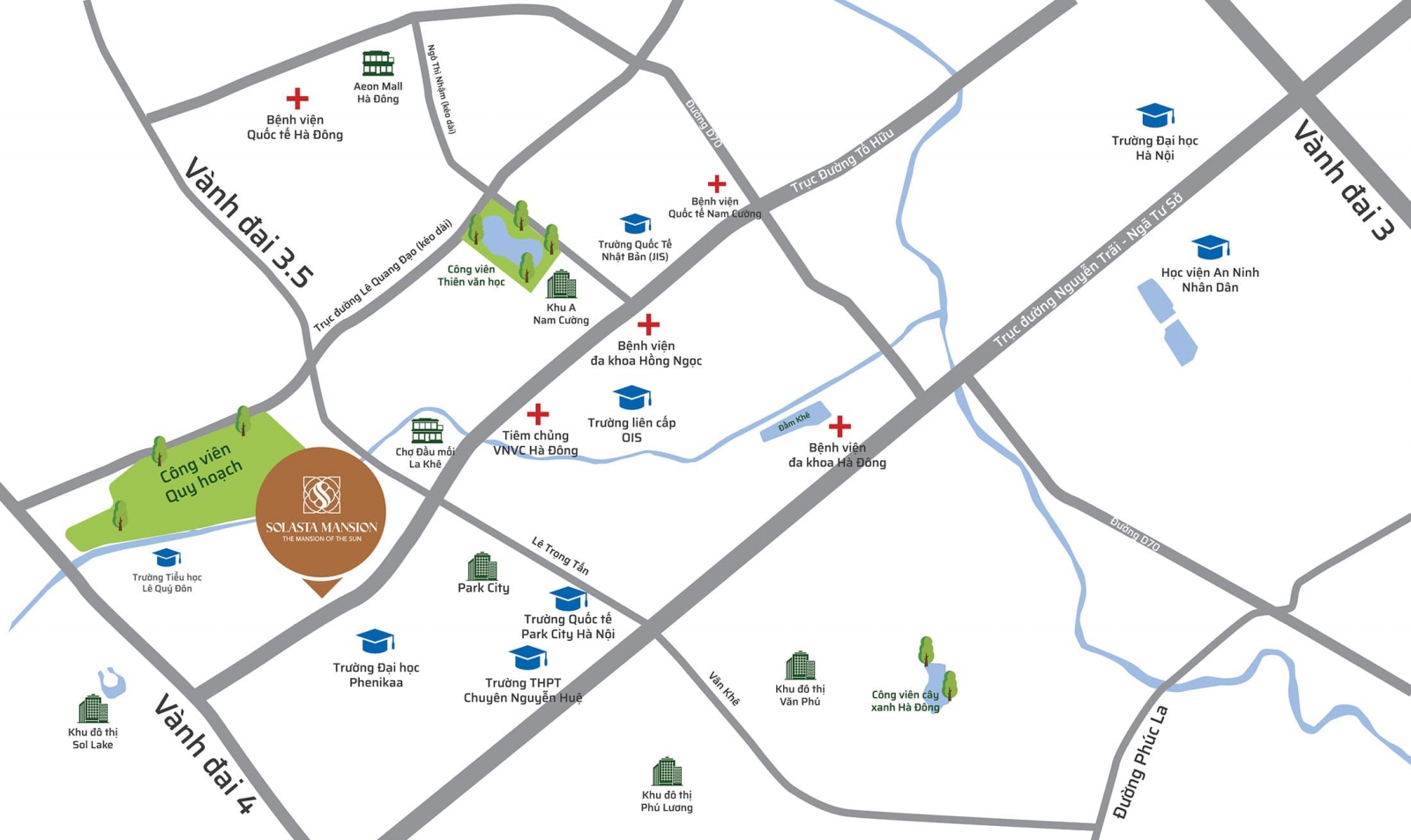 vị trí Solasta Mansion nam cường