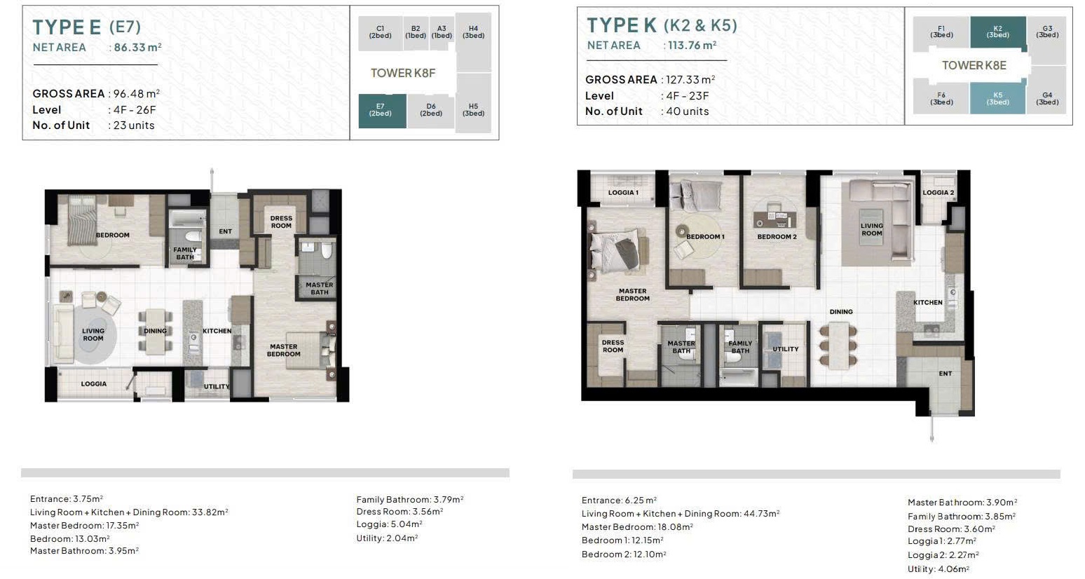 Mặt bằng căn hộ Starlake Giai đoạn 2 The Prime Tây Hồ