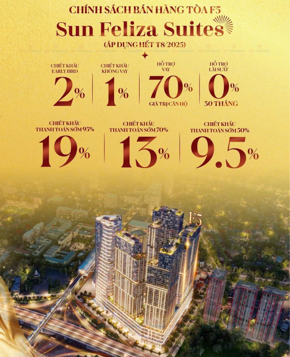 Giá bán Sun Feliza Suite Cầu Giấy