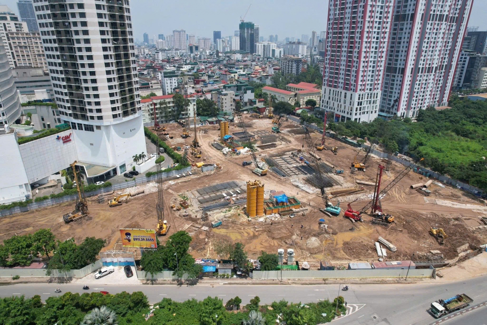 Tiến độ Sun Feliza Suites Cầu Giấy tháng 8/2025