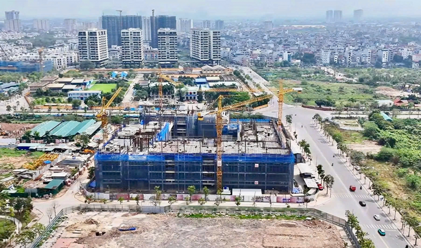 Tiến độ Taseco Long Biên Central tháng 4/2026