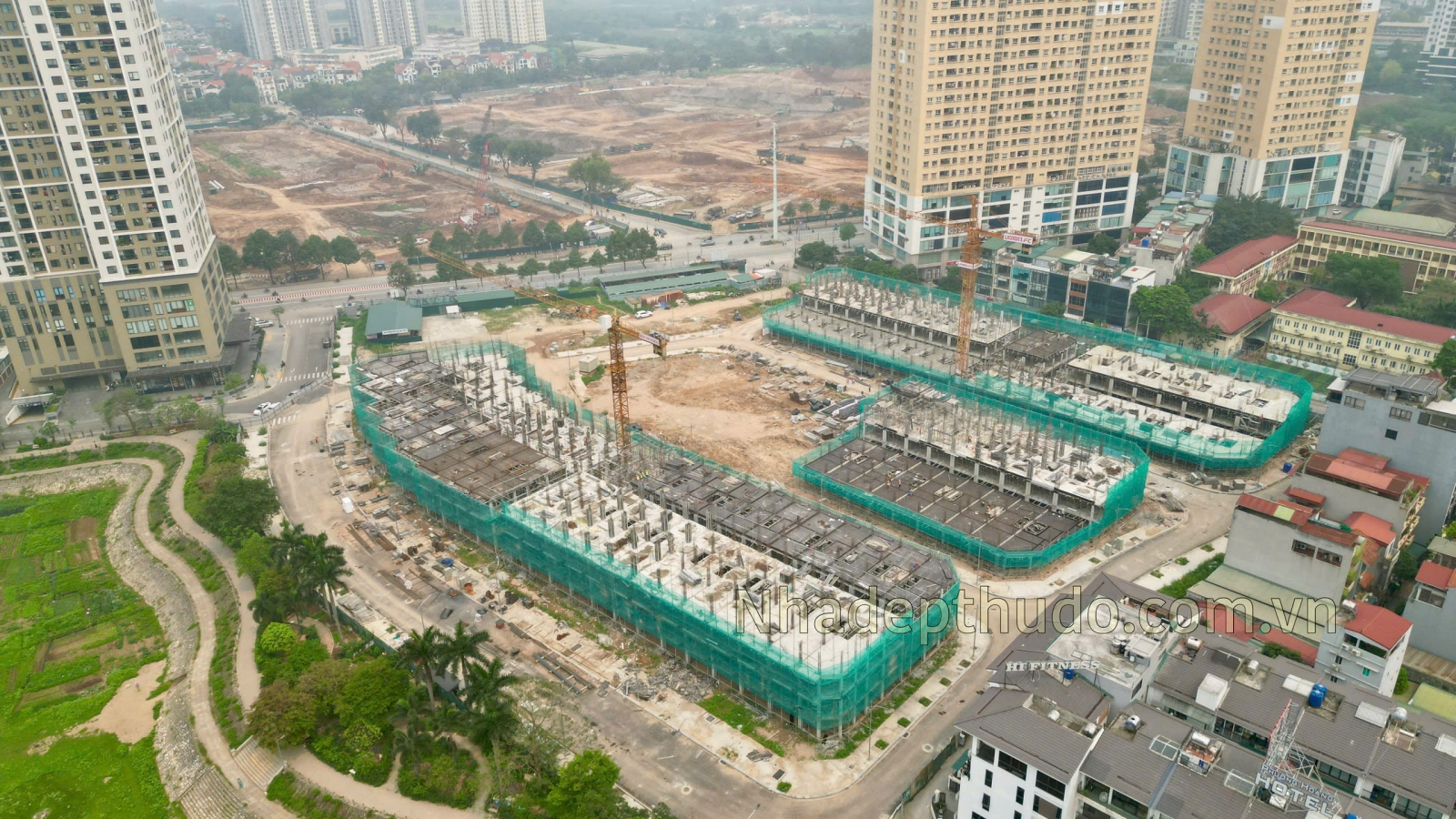 Tiến độ Taseco Trung Văn thi công phần thô