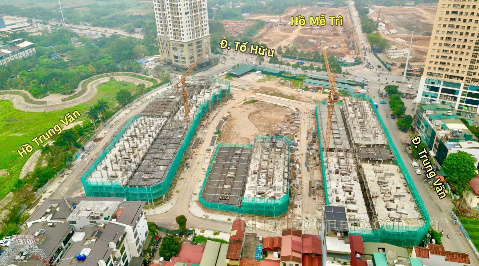 Vị trí Dự án Taseco Trung Văn Tố Hữu ngã tư đường Trung Văn