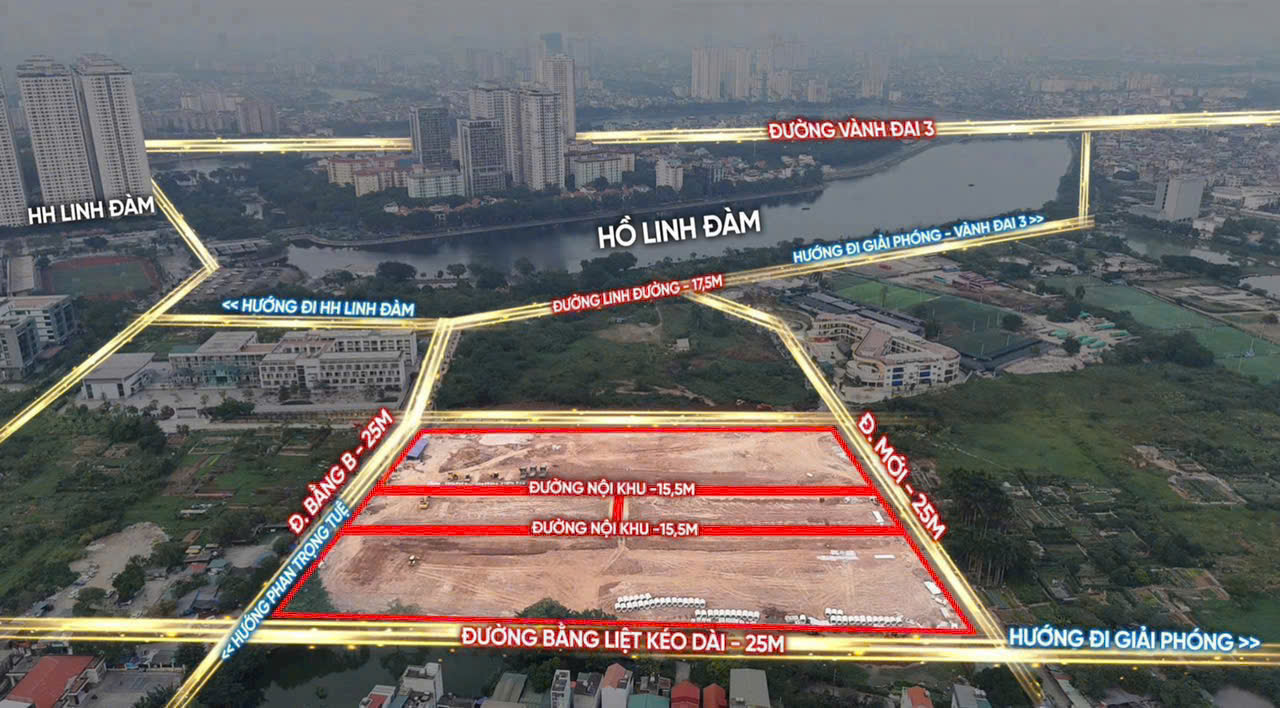 vị trí The Park Lane Linh Đàm