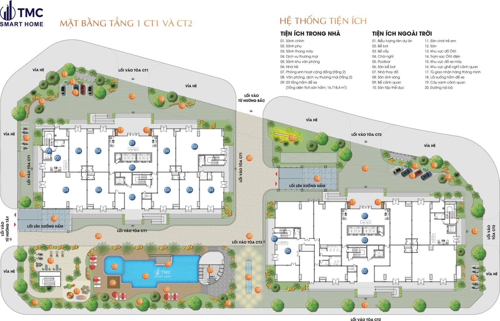   Mặt bằng chung cư TMC Smart Home